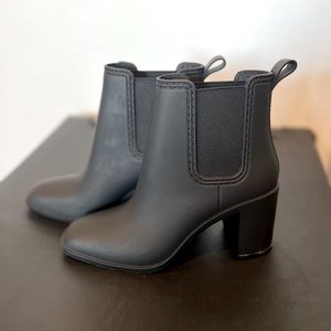 Jeffery Campbell Women's Hurricane Square-Toe Block-Heel Chelsea Boots